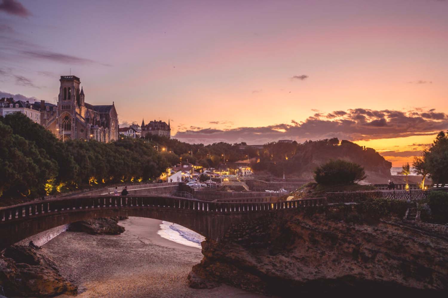 Biarritz | Sonnenuntergang Strand