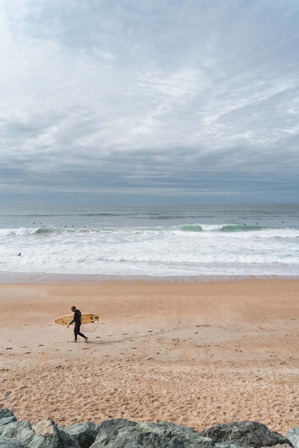 Biarritz | Surfing am Strand