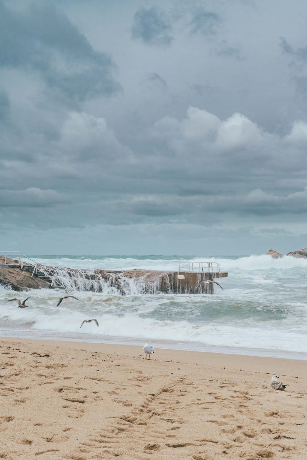 Biarritz | Meer Sturm