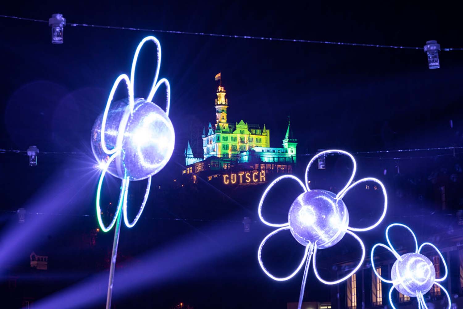 Lilu Lichtfestival Luzern | Gütsch | Flower Power