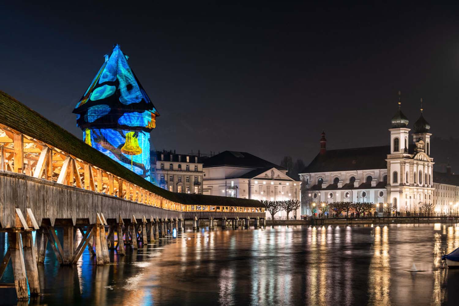 Lilu Lichtfestival Luzern | Wasserturm